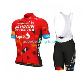 Set Kurzarmtrikot + Trägerhose 2022 Team Bahrain Victorious N001